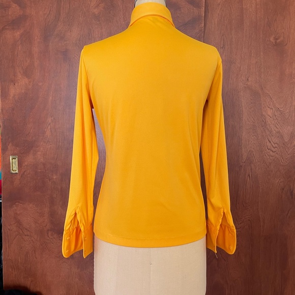 1970s Sears Perma Prest Button-Down Shirt Small, True Vintage - Picture 3 of 9